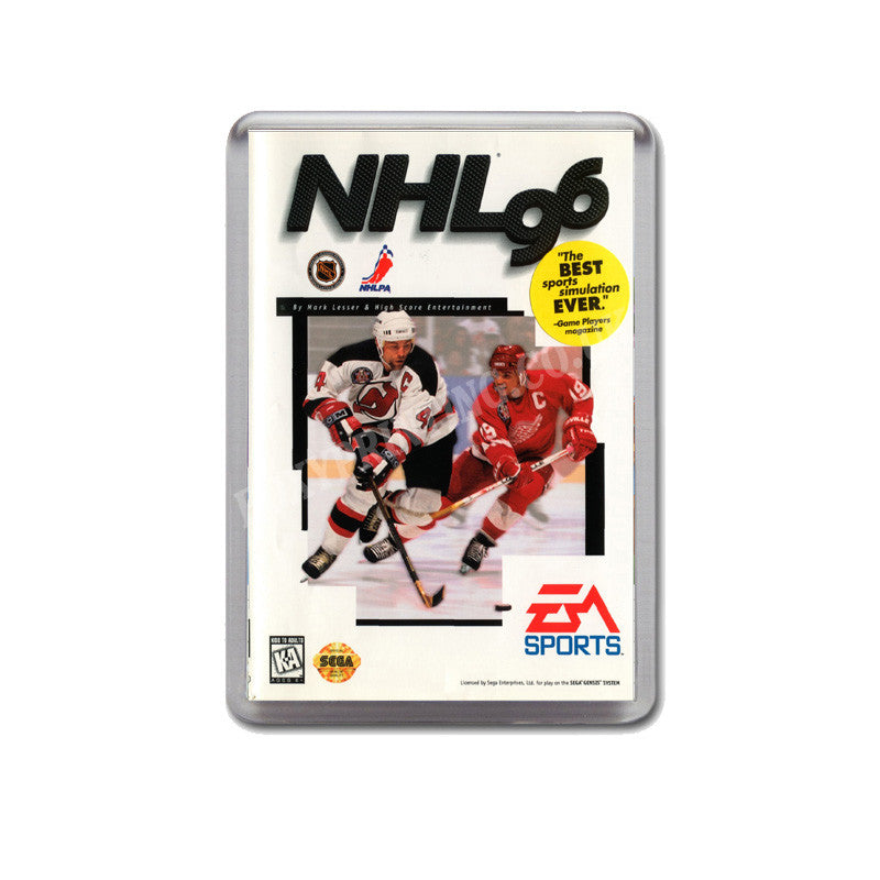 Nhl 96 Game Style Inspired Sega Megadrive Retro Video Gaming Magnet