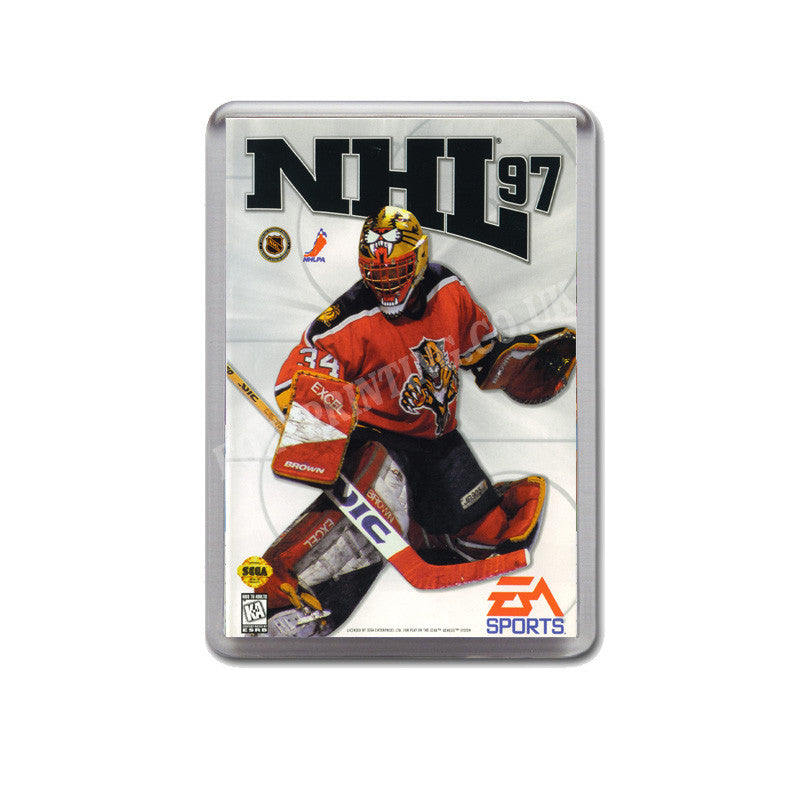 Nhl 97 Game Style Inspired Sega Megadrive Retro Video Gaming Magnet