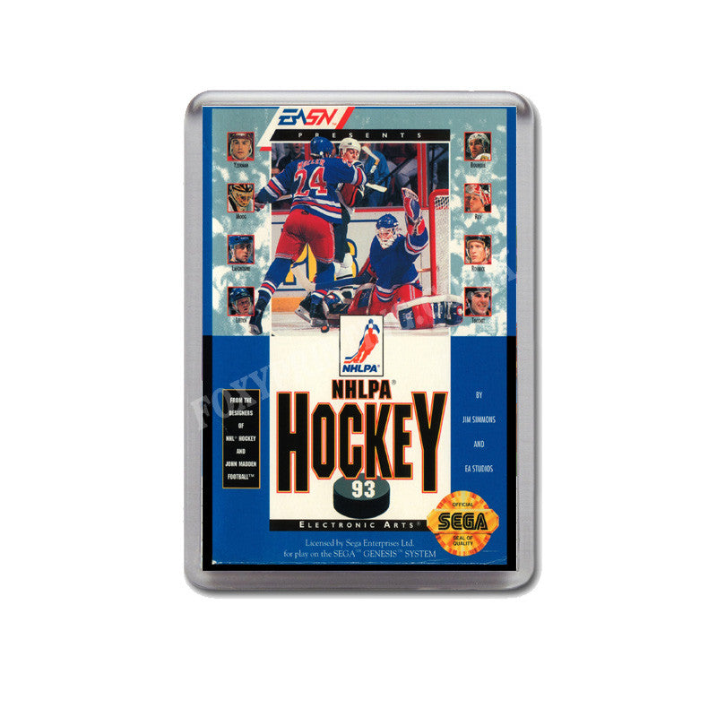 Nhl Pa Hockey 93 Game Style Inspired Sega Megadrive Retro Video Gaming Magnet