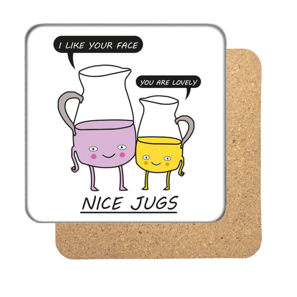 Nice Jugs Drinks Coaster