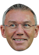 Nigel Adkins Celebrity Face Mask Fancy Dress Cardboard Costume Mask