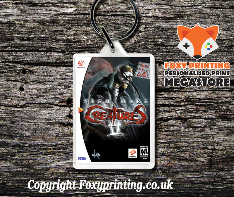 Nightmarecreatures2 - Sega Dreamcast Game Keyring