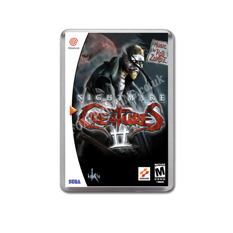 Nightmare Creatures 2 Sega Dreamcast Style Inspired Retro Game Magnet