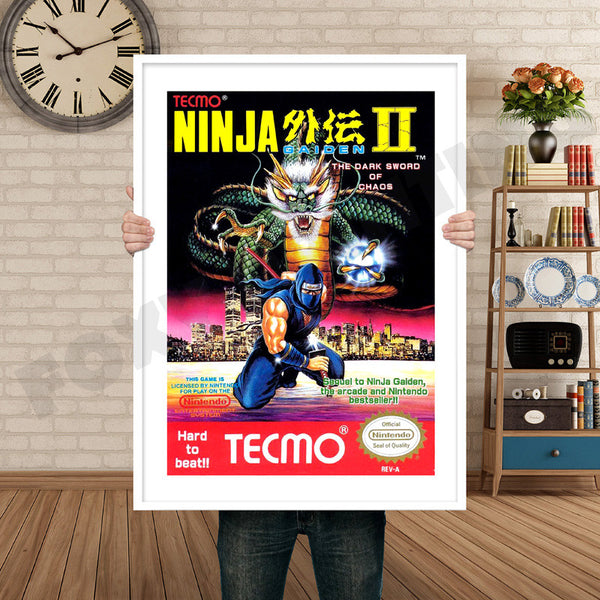 Ninjagaiden2 Retro Game Inspired Theme Nintendo NES Gaming