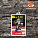Ninja Kid Retro NES Game Cover Art Gaming Keyring