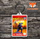 Ninjagaiden2 Retro NES Game Cover Art Gaming Keyring