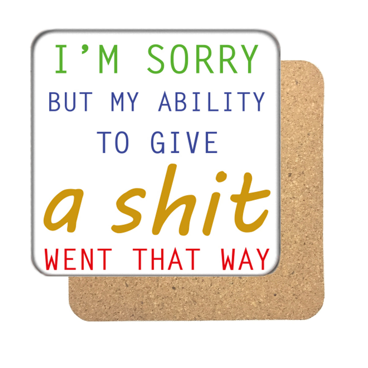 Ability to give a Shit Drinks Coaster