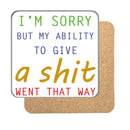 Ability to give a Shit Drinks Coaster
