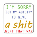 Ability to give a Shit Drinks Coaster