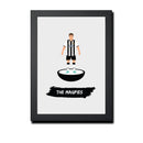 Notts County Football Club gift - The Magpies - Tiny Men Big Balls Poster