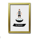 Notts County Football Club gift - The Magpies - Tiny Men Big Balls Poster