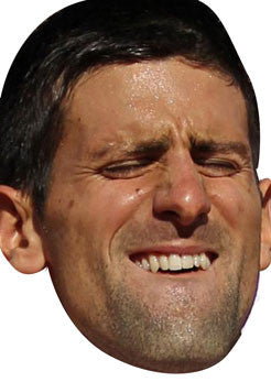Novak Djokovic Face Mask – Fancy Dress Cardboard Costume Mask