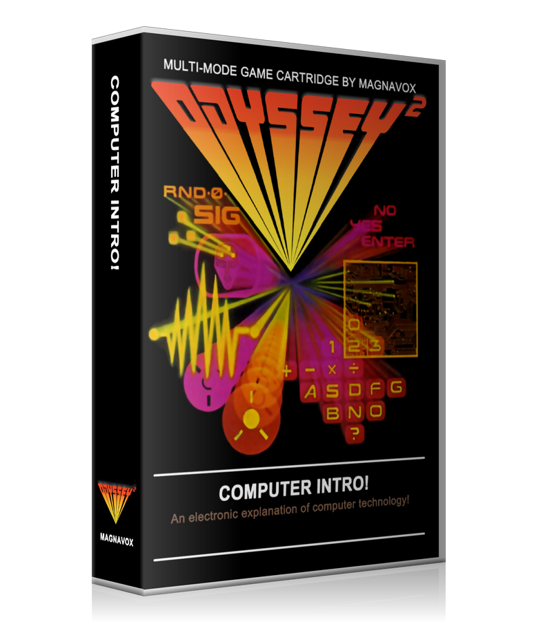 Computer Intro Oddesey REPLACEMENT Game Case Or Cover