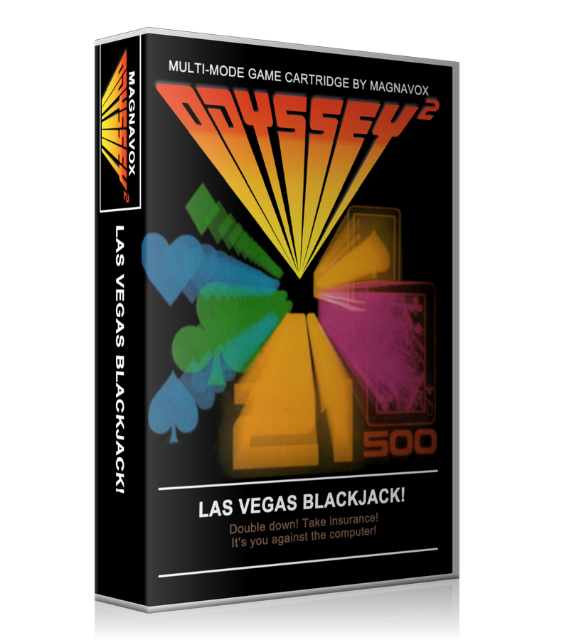 Las Vegas Blackjack Oddesey REPLACEMENT Game Case Or Cover