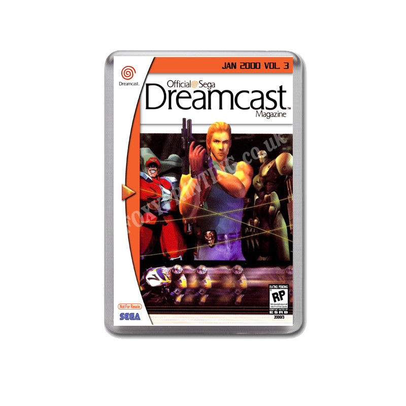 Odcm Vol 3 Sega Dreamcast Style Inspired Retro Game Magnet