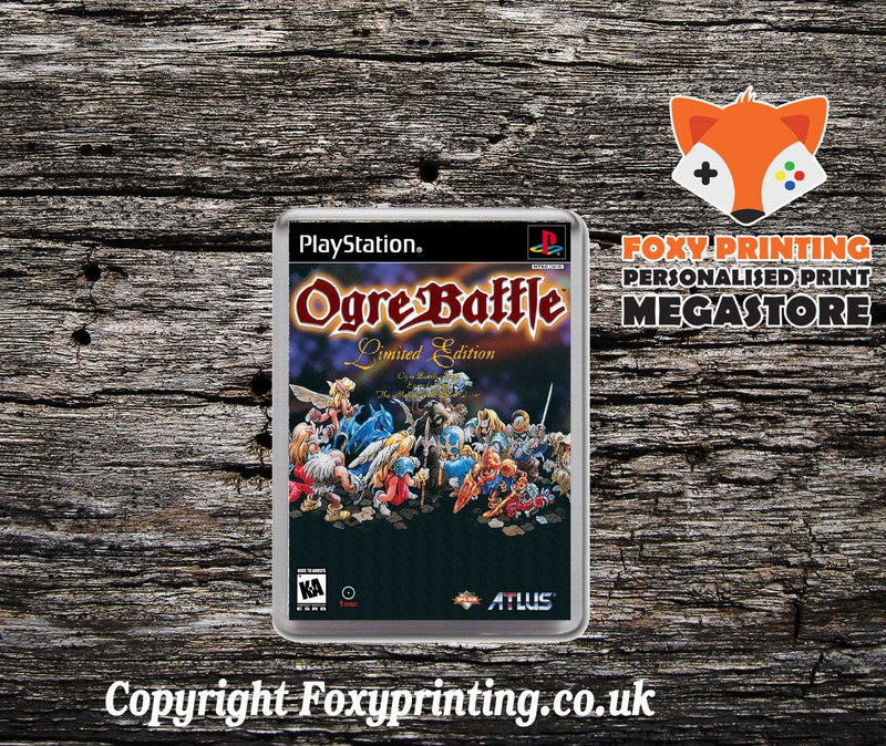 Ogre Battle 2 - PS1 Playstation 1 Game Inspired Retro Gaming Magnet
