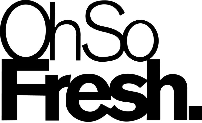 Oh So Fresh Novelty Vinyl Car Sticker