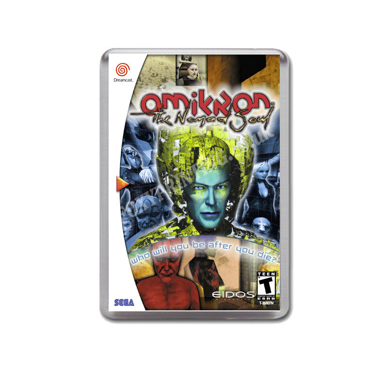 Omikron 4 Sega Dreamcast Style Inspired Retro Game Magnet