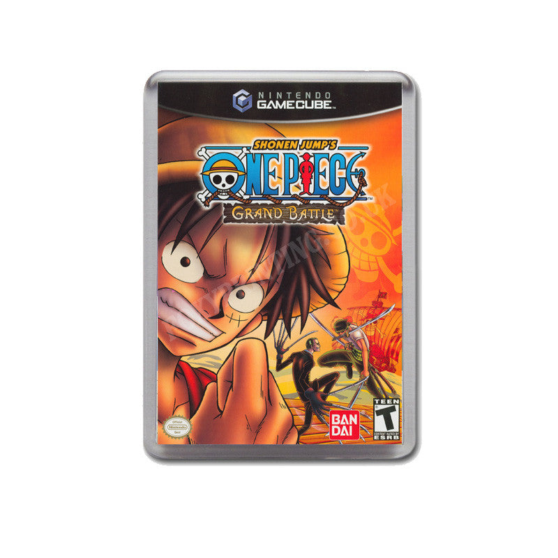 One Piece Grand Battle Style Inspired Game Gamecube Retro Video Gaming Magnet