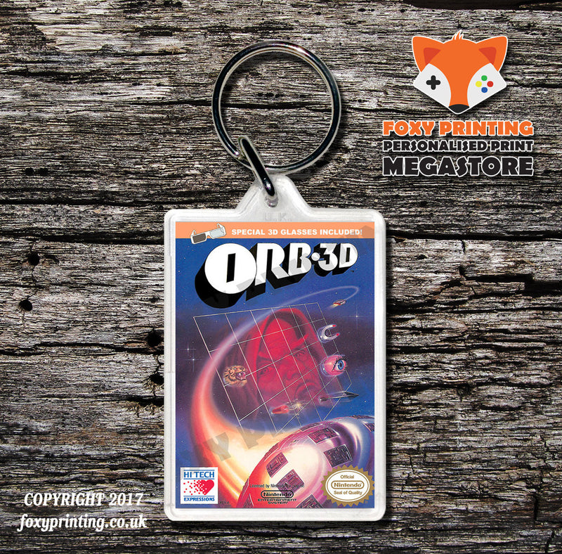 Operation Wolf Retro NES Game Cover Art Gaming Keyring