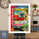 Out Runners - Sega Megadrive Inspired Retro Gaming Poster A4 A3 A2 Or A1