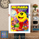Pacmania - Sega Megadrive Inspired Retro Gaming Poster A4 A3 A2 Or A1