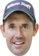 Padraig Harrington GOLF 2018 Celebrity Face Mask Fancy Dress Cardboard Costume Mask