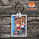 Panic Game Inspired Retro Gaming Keyring