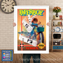 Paperboy - Sega Megadrive Inspired Retro Gaming Poster A4 A3 A2 Or A1