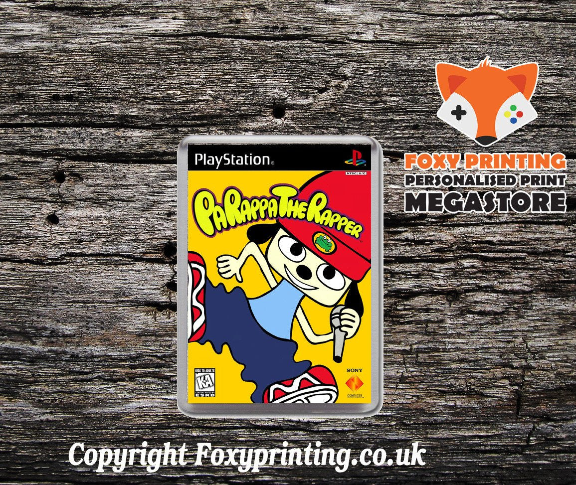 Parappa The Rapper - PS1 Playstation 1 Game Inspired Retro Gaming Magn