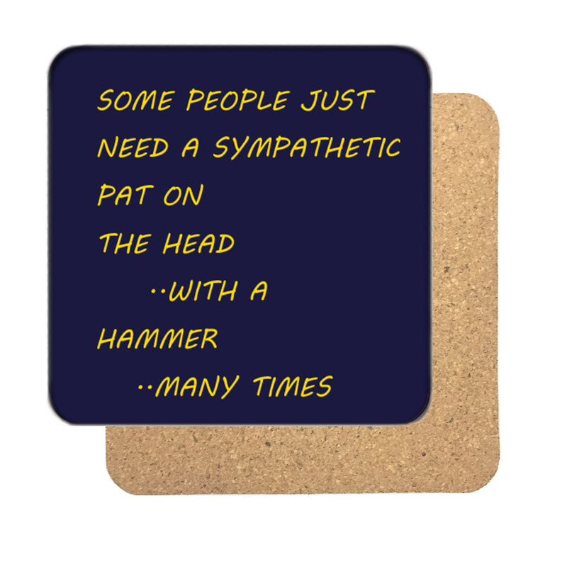 Pat on the Head Drinks Coaster