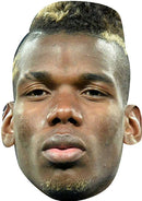 Paul Pogba FOOTBALLER Celebrity Face Mask Fancy Dress Cardboard Costume Mask