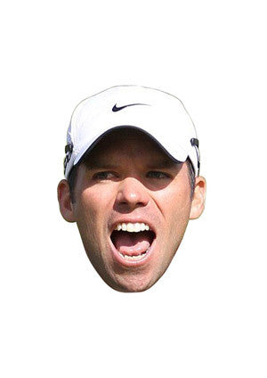 Paul Casey GOLF 2018 Celebrity Face Mask Fancy Dress Cardboard Costume Mask