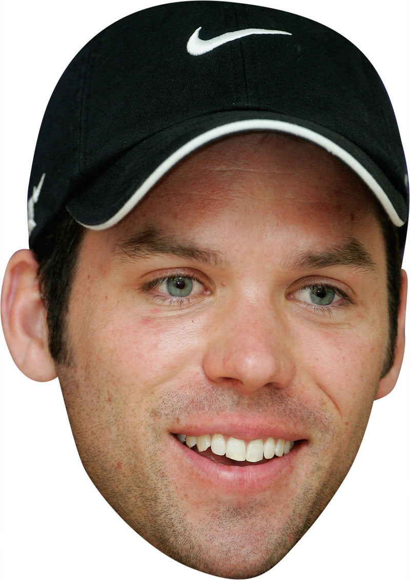 Paul Casey GOLF 2018 Celebrity Face Mask Fancy Dress Cardboard Costume Mask