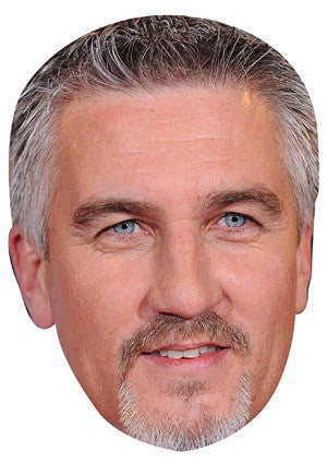 Paul Hollywood Celebrity Face Mask Fancy Dress Cardboard Costume Mask