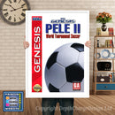 Pele 2 - Sega Megadrive Inspired Retro Gaming Poster A4 A3 A2 Or A1