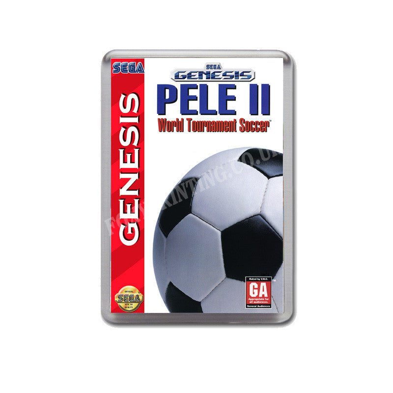 Pele 2 Game Style Inspired Sega Megadrive Retro Video Gaming Magnet