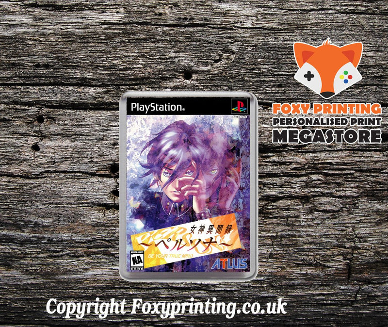 Persona - PS1 Playstation 1 Game Inspired Retro Gaming Magnet