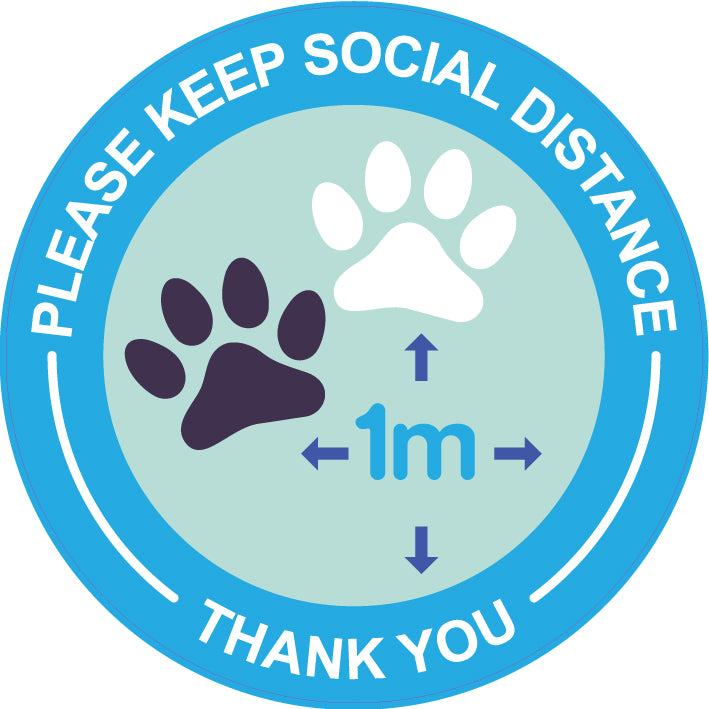 Pet Shop 1m Stickers Sdp1 Social Distancing Floor Stickers