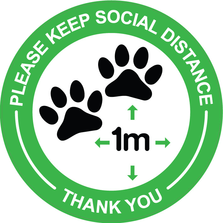 Pet Shop 1m Stickers Sdp3 Social Distancing Floor Stickers