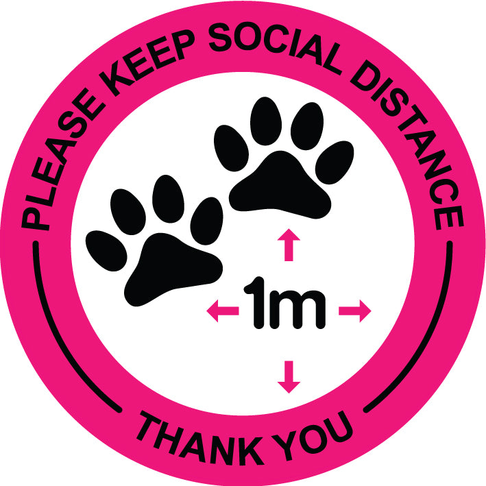 Pet Shop 1m Stickers Sdp5 Social Distancing Floor Stickers