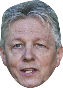 Peter Robinson Face Mask – Fancy Dress Cardboard Costume Mask