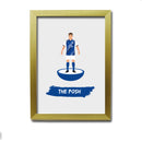 Peterborough Football Club gift - The Posh - Tiny Men Big Balls Poster