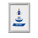 Peterborough Football Club gift - The Posh - Tiny Men Big Balls Poster
