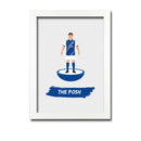 Peterborough Football Club gift - The Posh - Tiny Men Big Balls Poster