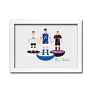 Peterborough Football Club gift - Tiny Men Big Balls Poster