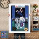 Pga Tour Golf Ii - Sega Megadrive Inspired Retro Gaming Poster A4 A3 A2 Or A1
