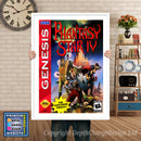 Phantasystar Ca - Sega Megadrive Inspired Retro Gaming Poster A4 A3 A2 Or A1