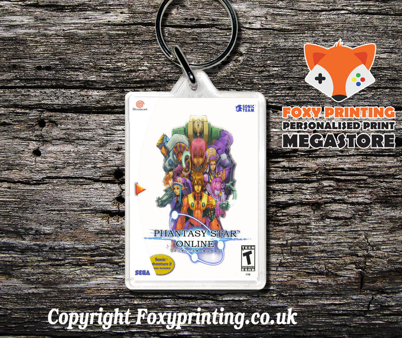 Phantasystardvd - Sega Dreamcast Game Keyring