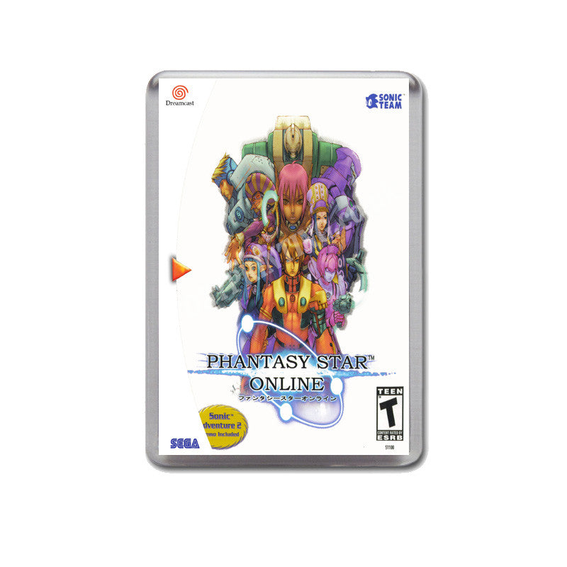 Phantasy Star Dvd Sega Dreamcast Style Inspired Retro Game Magnet